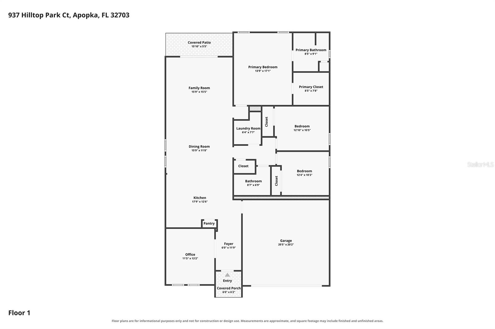 937 Hilltop Park Court, FL