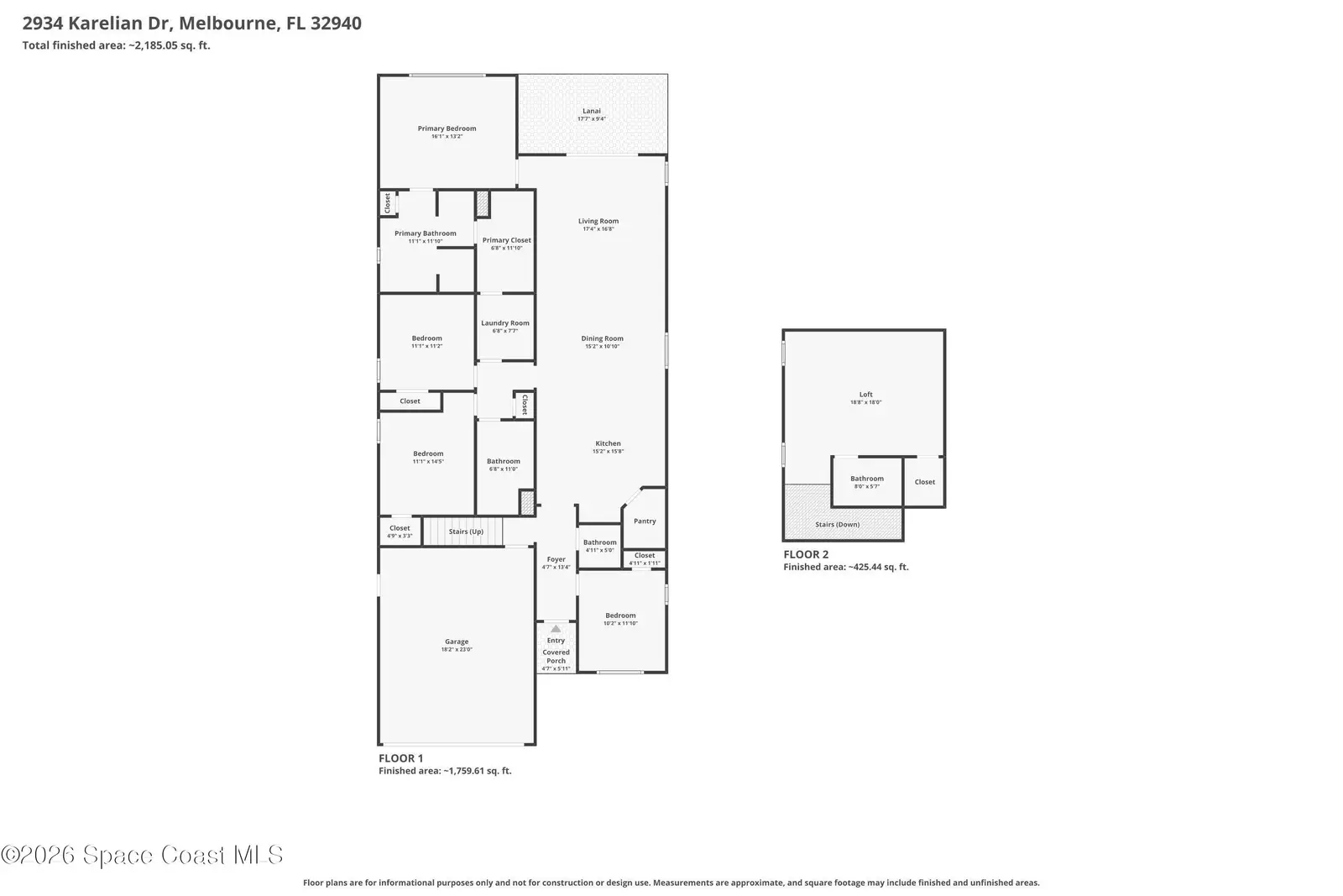 2944 Karelian Drive, Melbourne, Fl 32940, FL