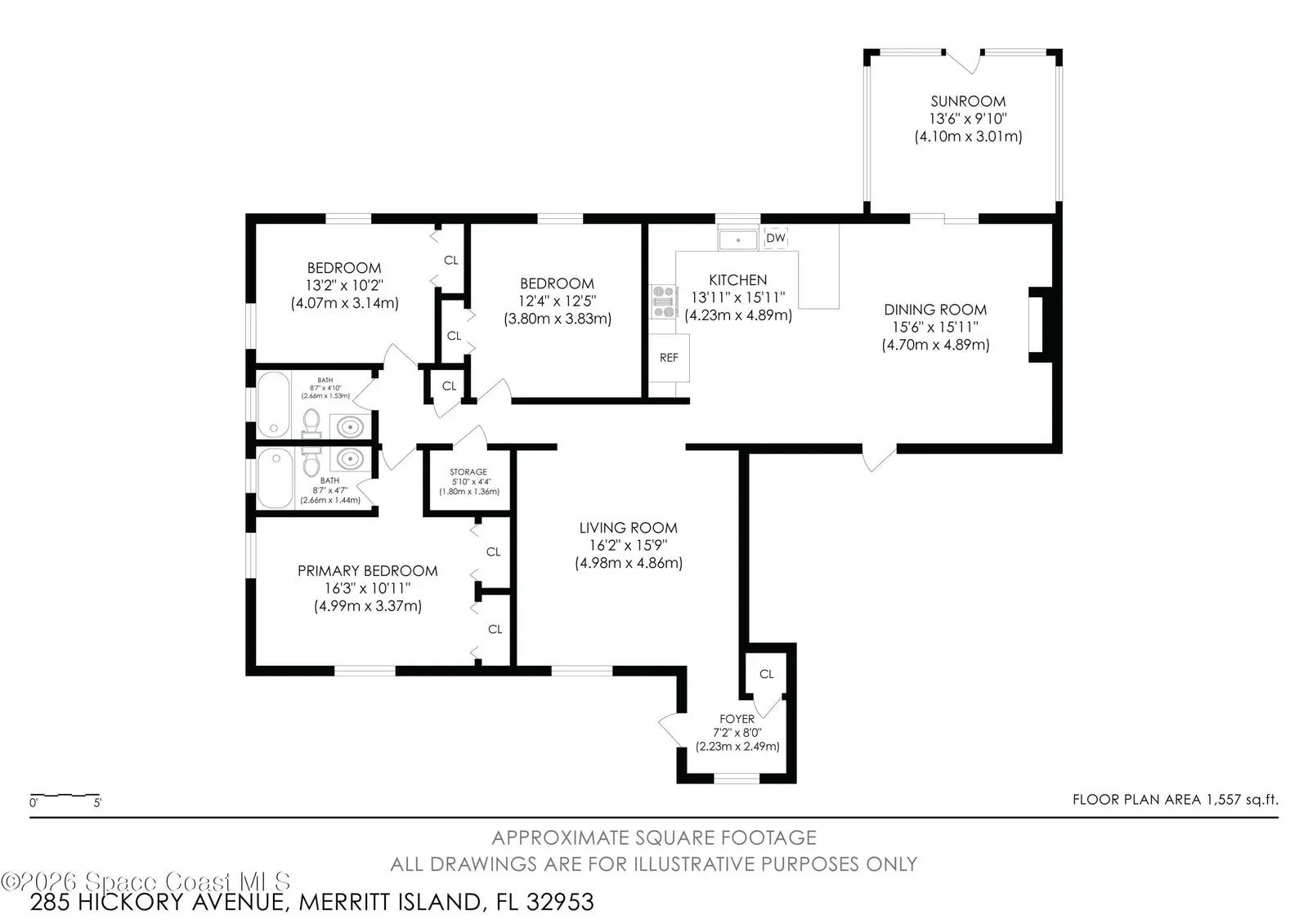 285 Hickory Avenue, Merritt Island, Fl 32953, FL
