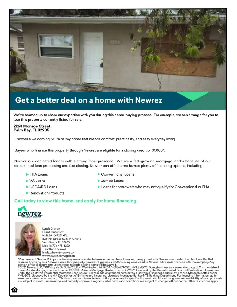 2263 Monroe Street, Melbourne, Fl 32905, FL