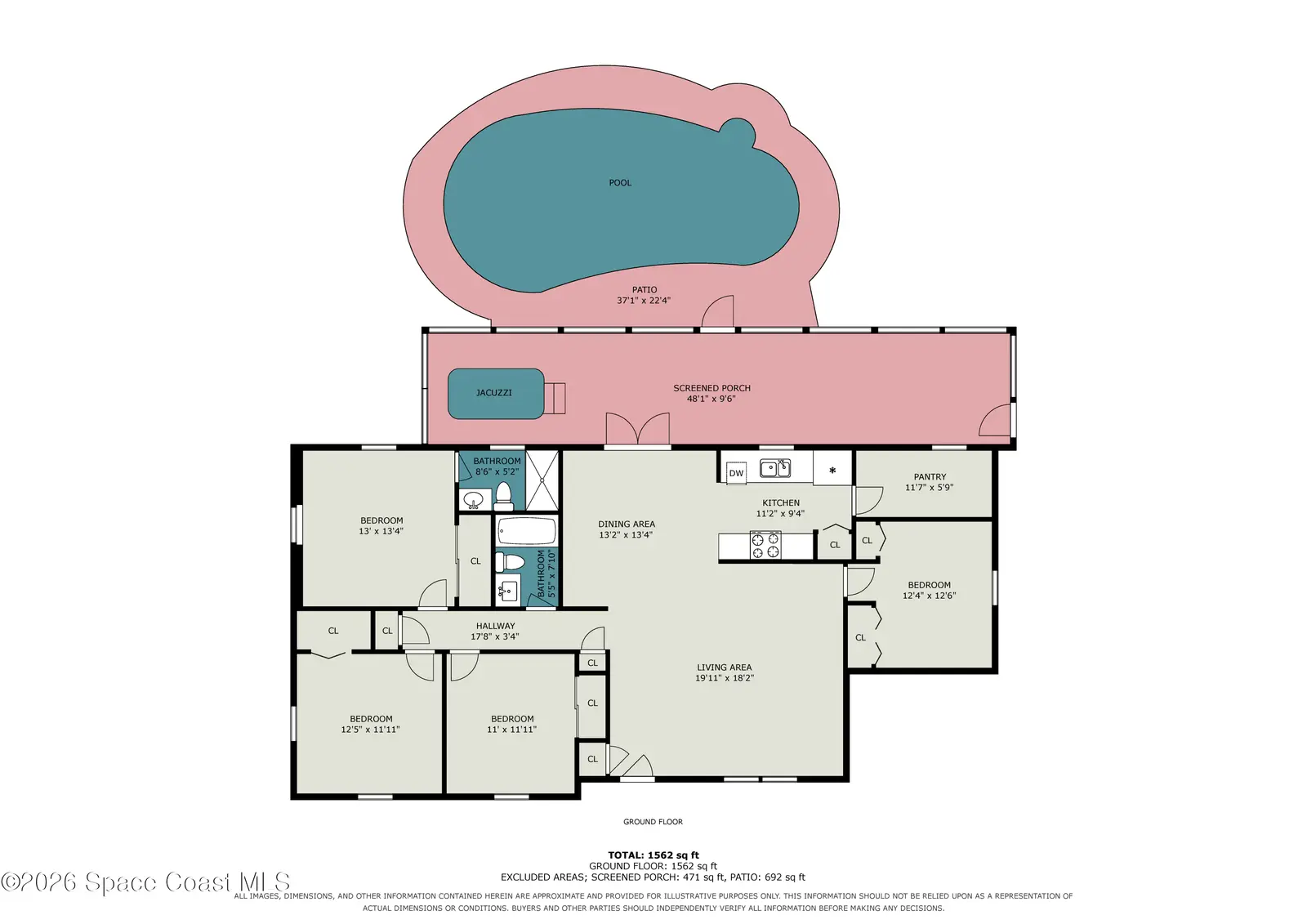886 Barris Lane, Rockledge, Fl 32955, FL