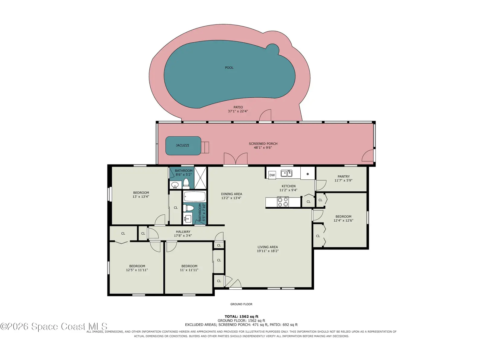 886 Barris Lane, Rockledge, Fl 32955, FL