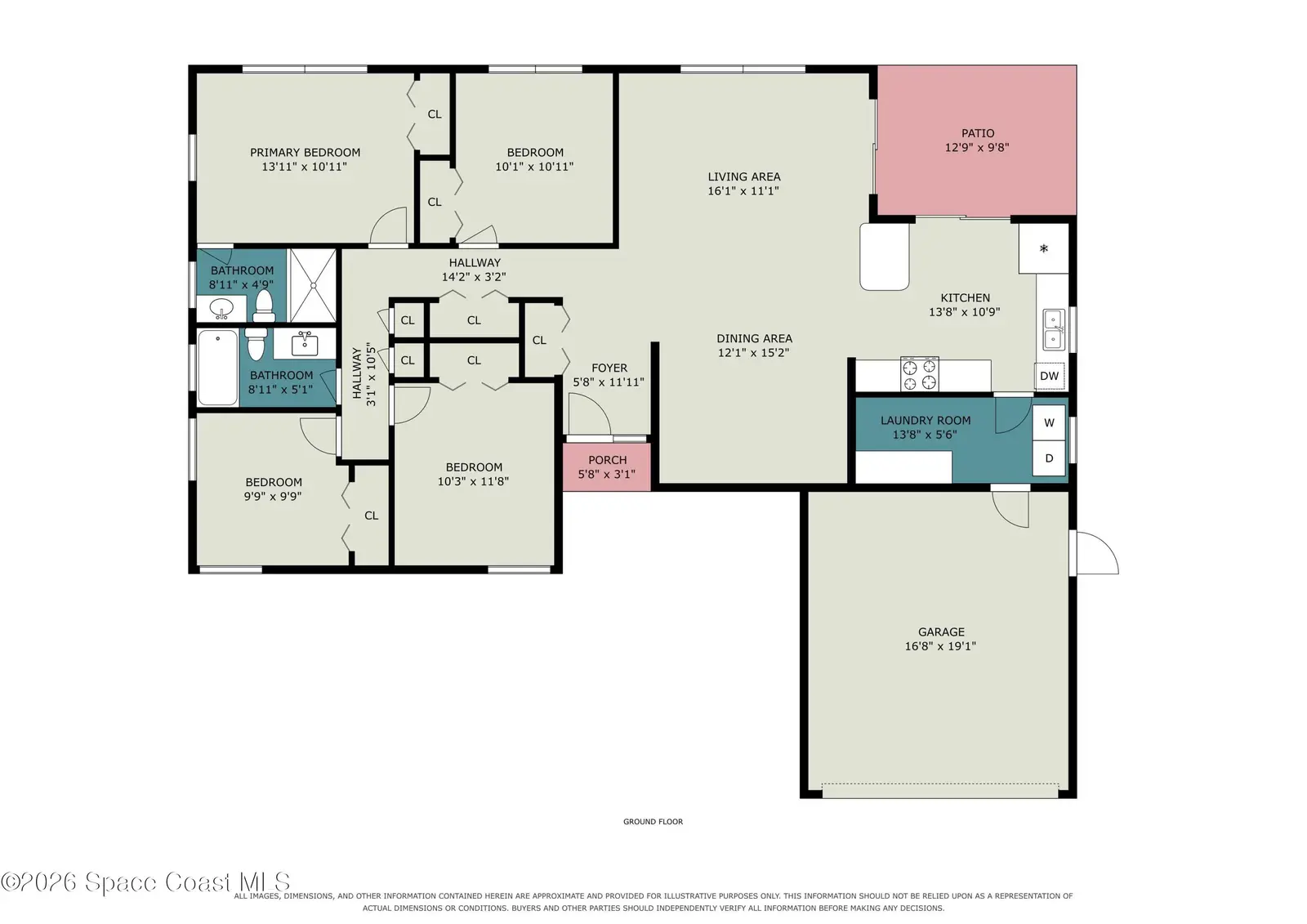 915 Waikiki Drive, Merritt Island, Fl 32953, FL
