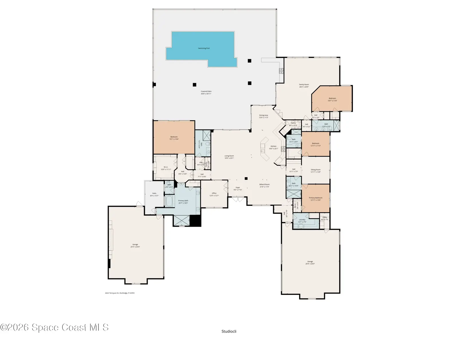 4422 Tennyson Drive, Rockledge, Fl 32955, FL