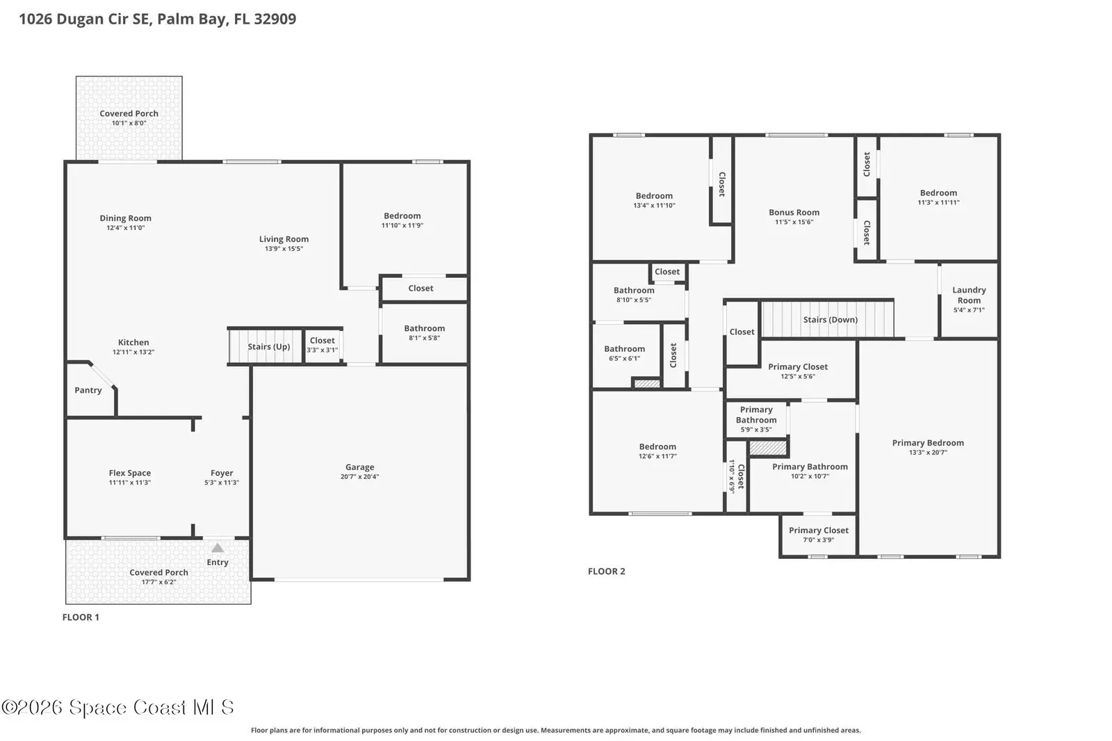 1026 Dugan Circle Se, Palm Bay, Fl 32909, FL