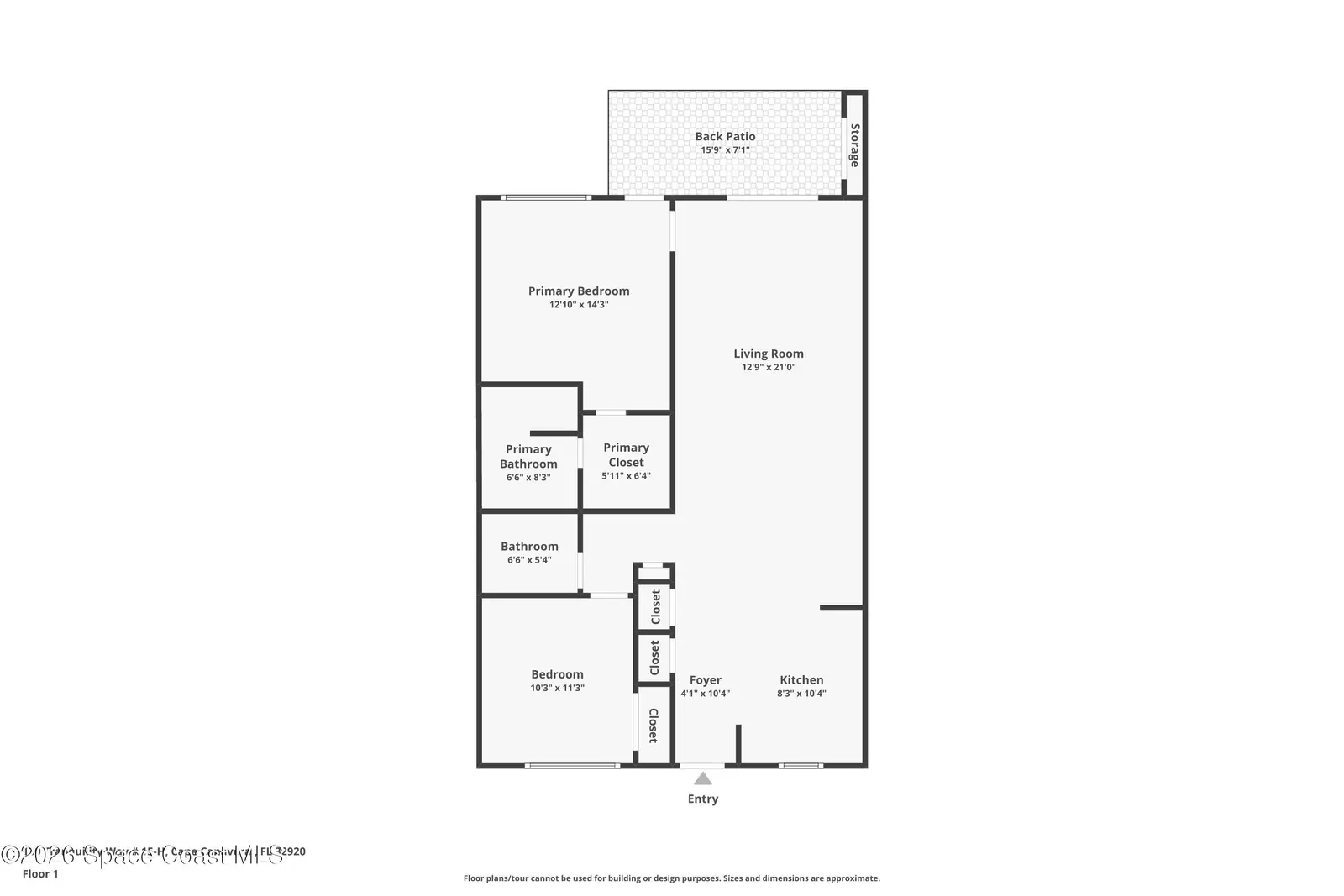130 Tranquility Way 15-H, Cape Canaveral, Fl 32920, FL