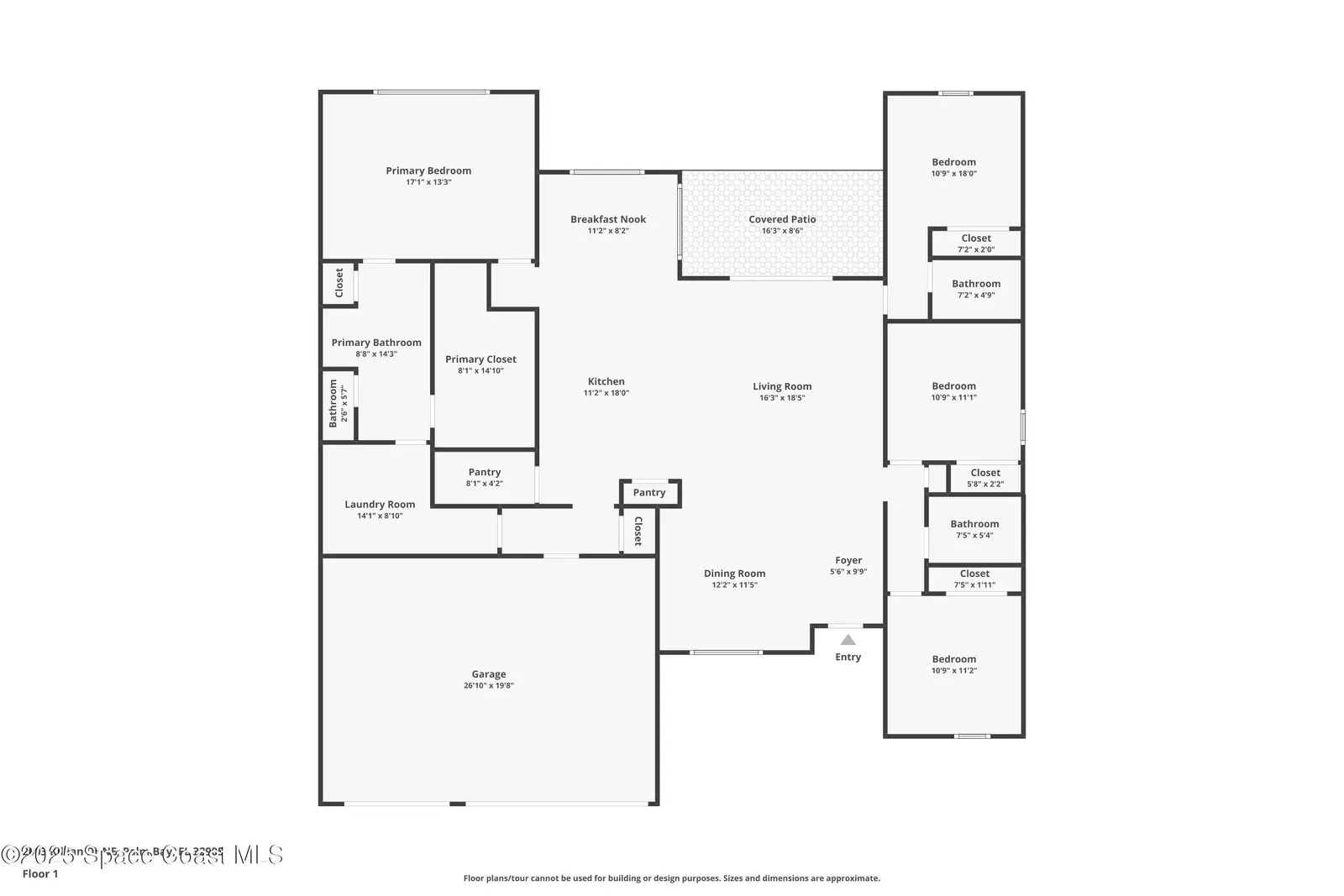 2003 Killian Drive Ne, Palm Bay, Fl 32905, FL