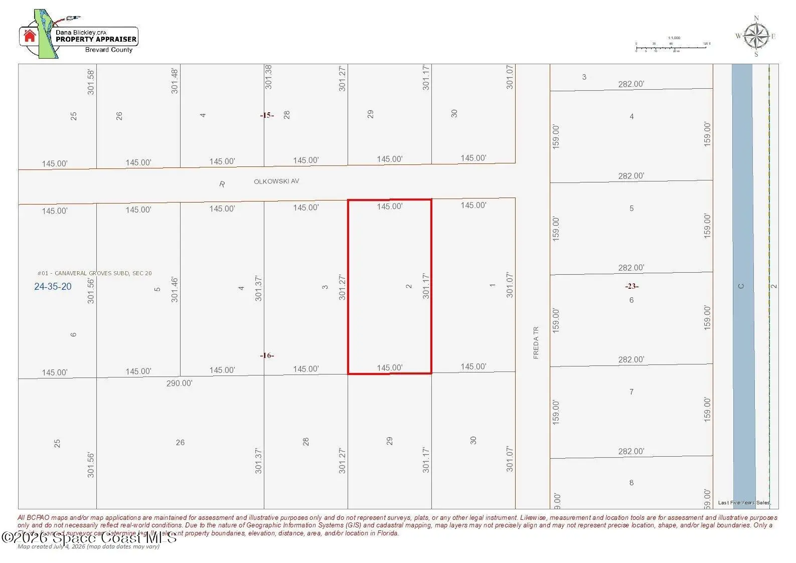 0 Olkowski Avenue, Cocoa, Fl 32926, FL