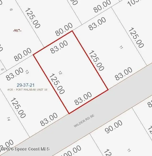 1461 Wilder Road Se, Palm Bay, Fl 32909, FL