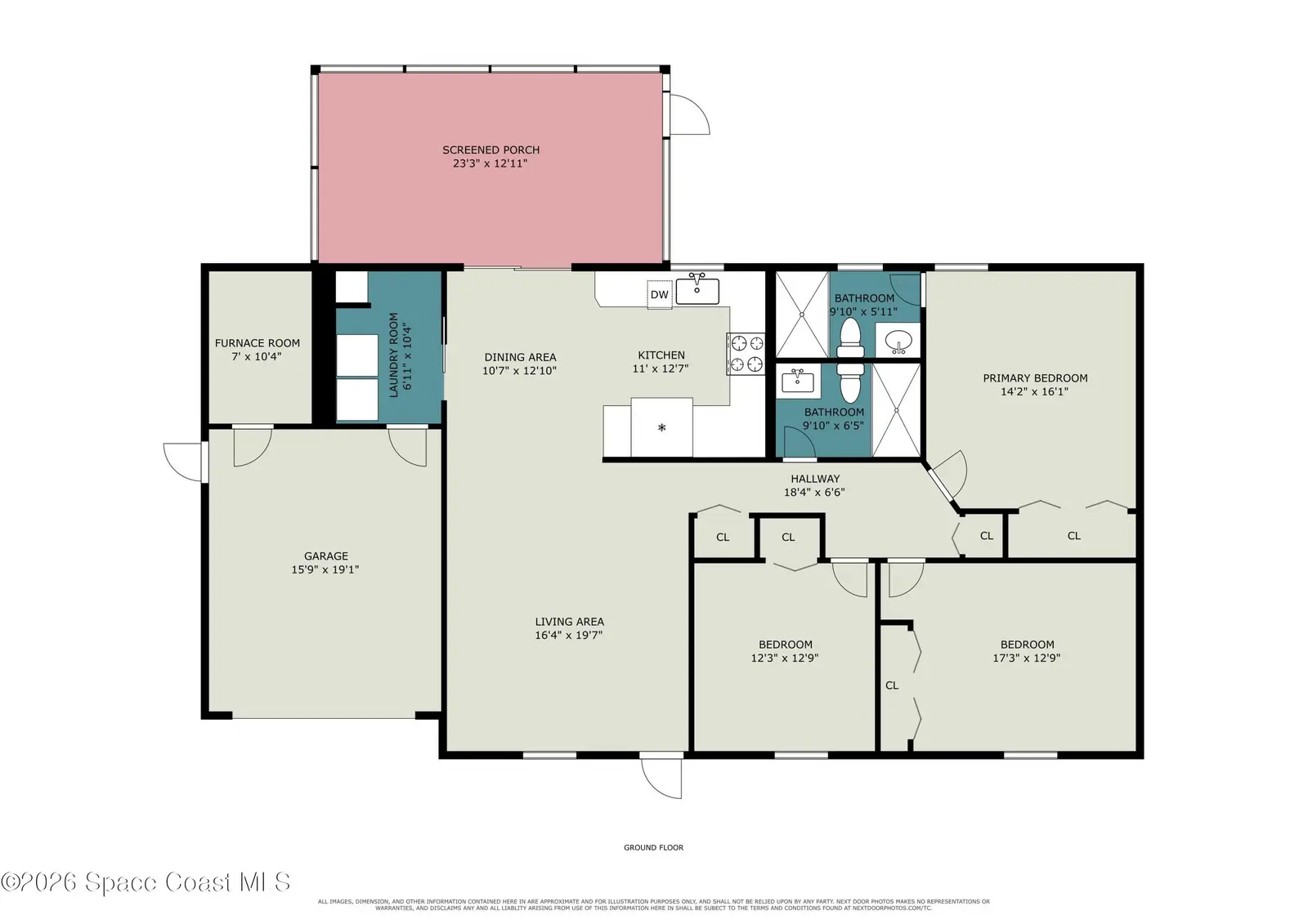 1023 Jersey Lane Ne, Palm Bay, Fl 32905, FL