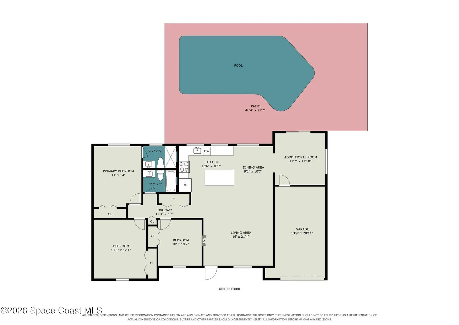1240 Mascot Street Ne, Palm Bay, Fl 32905, FL