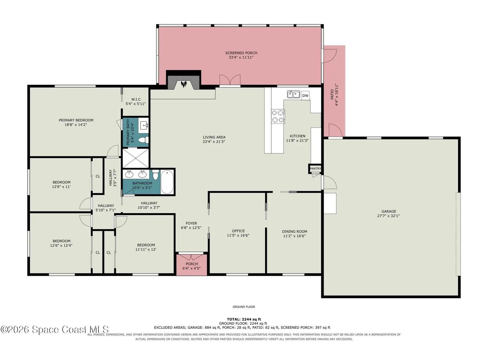 8001 Pine Needle Lane, West Melbourne, Fl 32904, FL