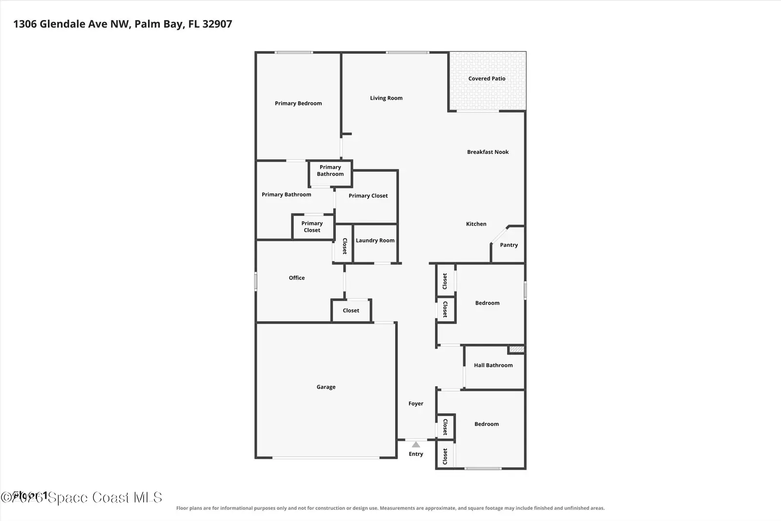 1306 Glendale Avenue Nw, Palm Bay, Fl 32907, FL