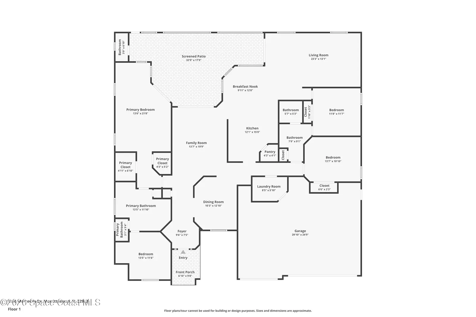 1240 Mercedes Drive, Merritt Island, Fl 32952, FL