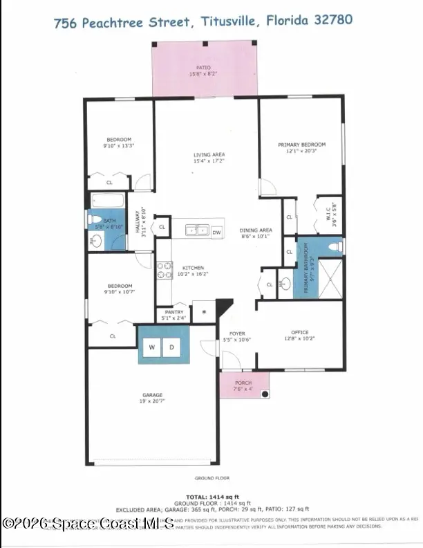 756 Peachtree Street, Titusville, Fl 32780, FL