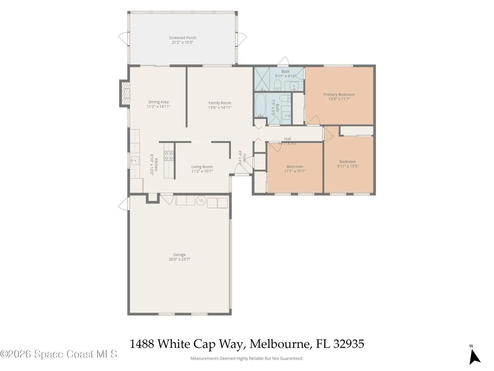 1488 White Cap Way, Melbourne, Fl 32935, FL