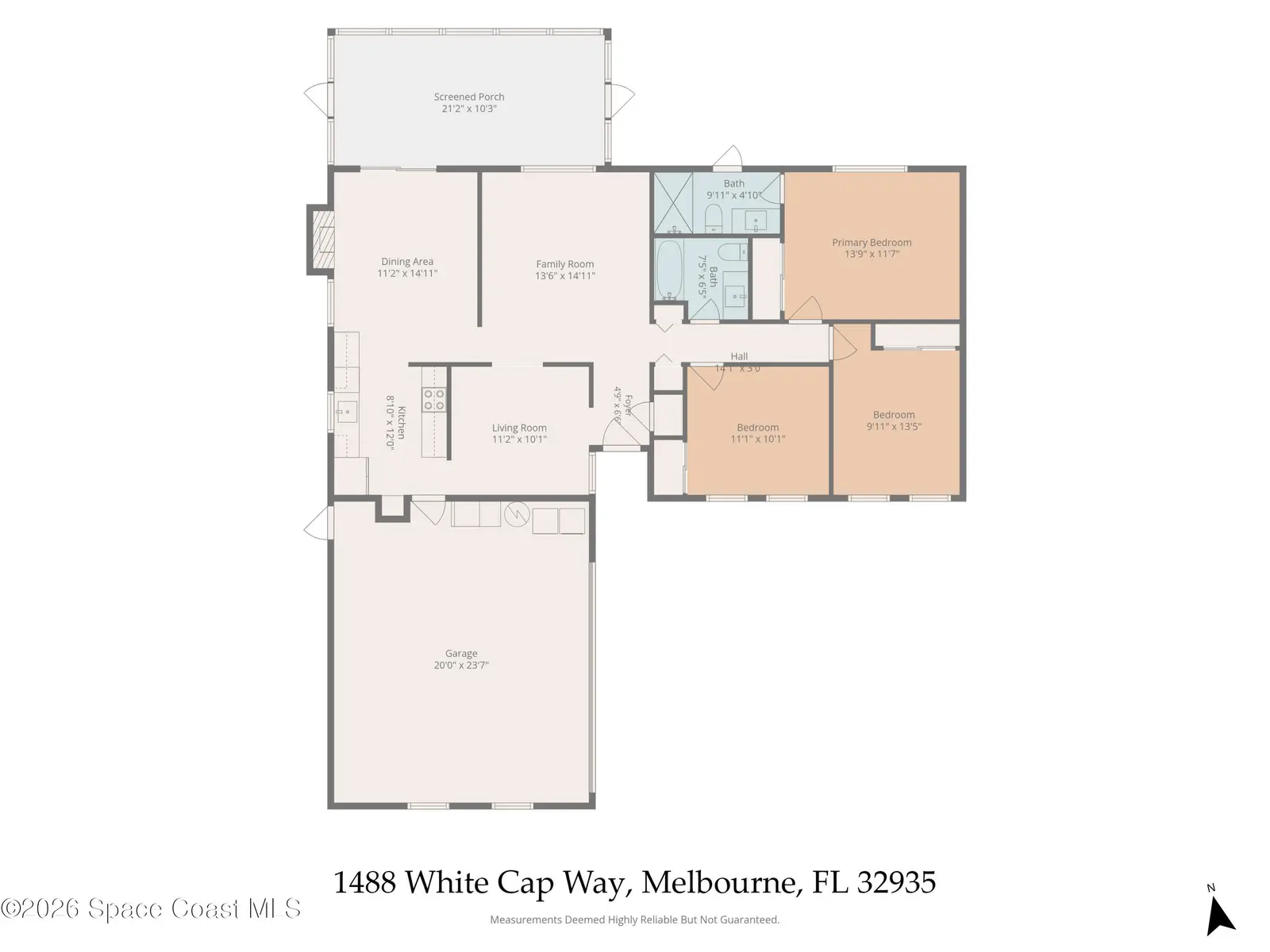 1488 White Cap Way, Melbourne, Fl 32935, FL