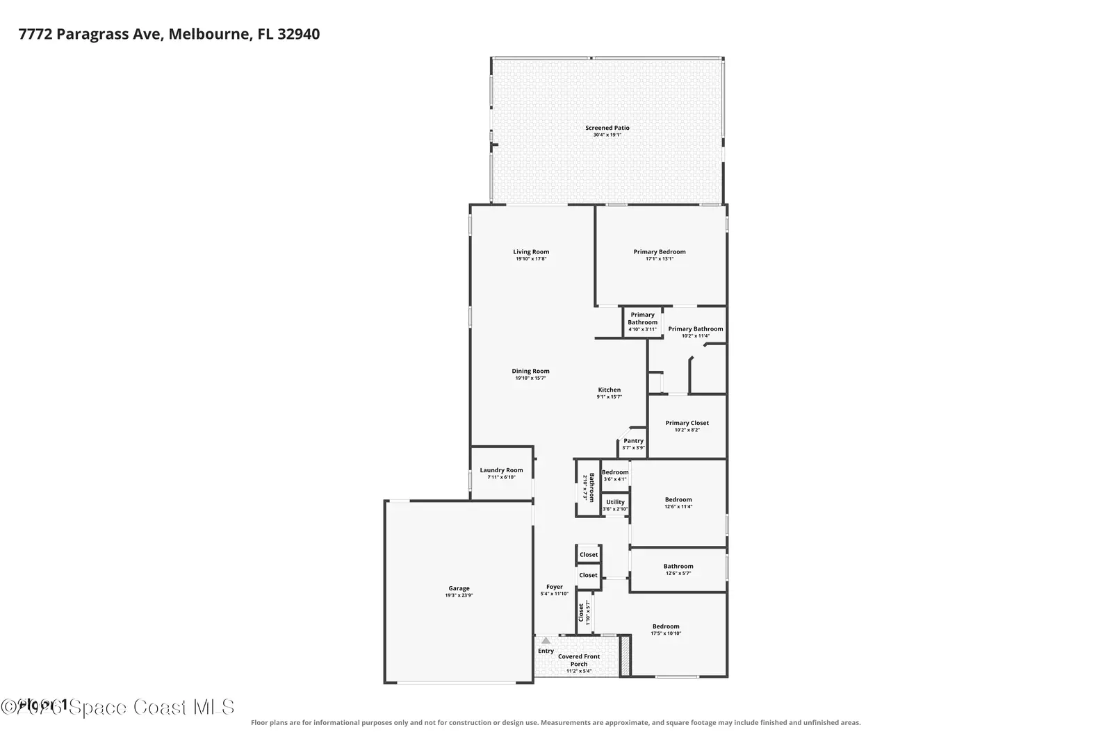 7772 Paragrass Avenue, Melbourne, Fl 32940, FL