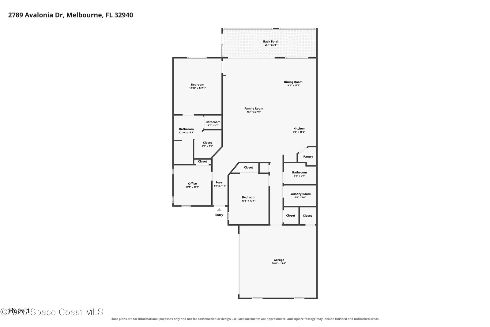 2789 Avalonia Drive, Melbourne, Fl 32940, FL