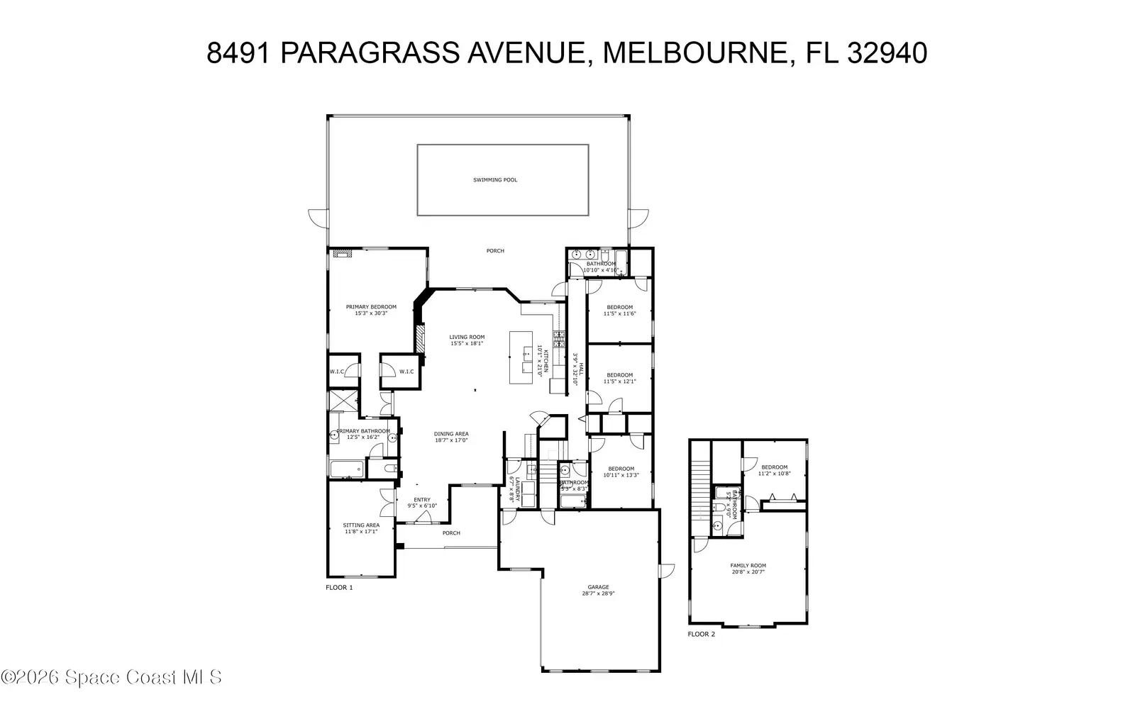 8491 Paragrass Avenue, Melbourne, Fl 32940, FL