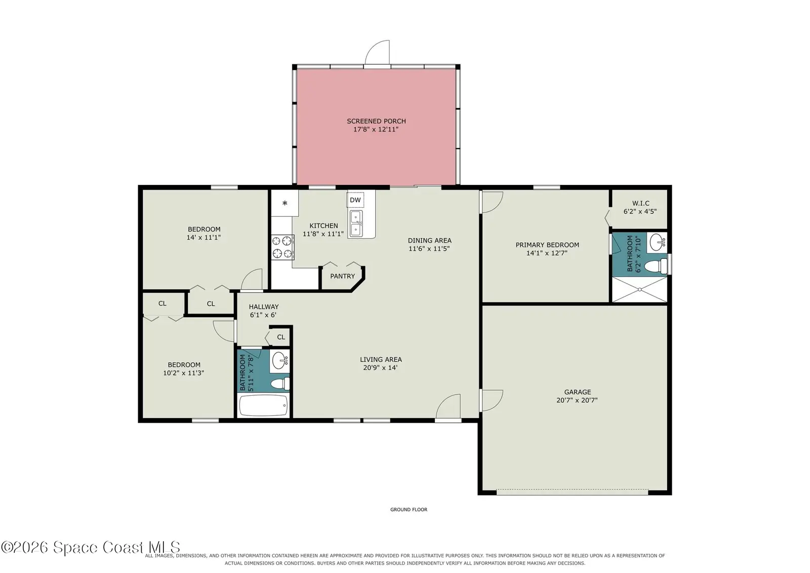 1049 Buford Street Nw, Palm Bay, Fl 32907, FL