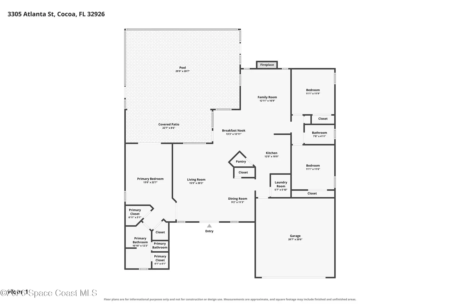 3305 Atlanta Street, Cocoa, Fl 32926, FL