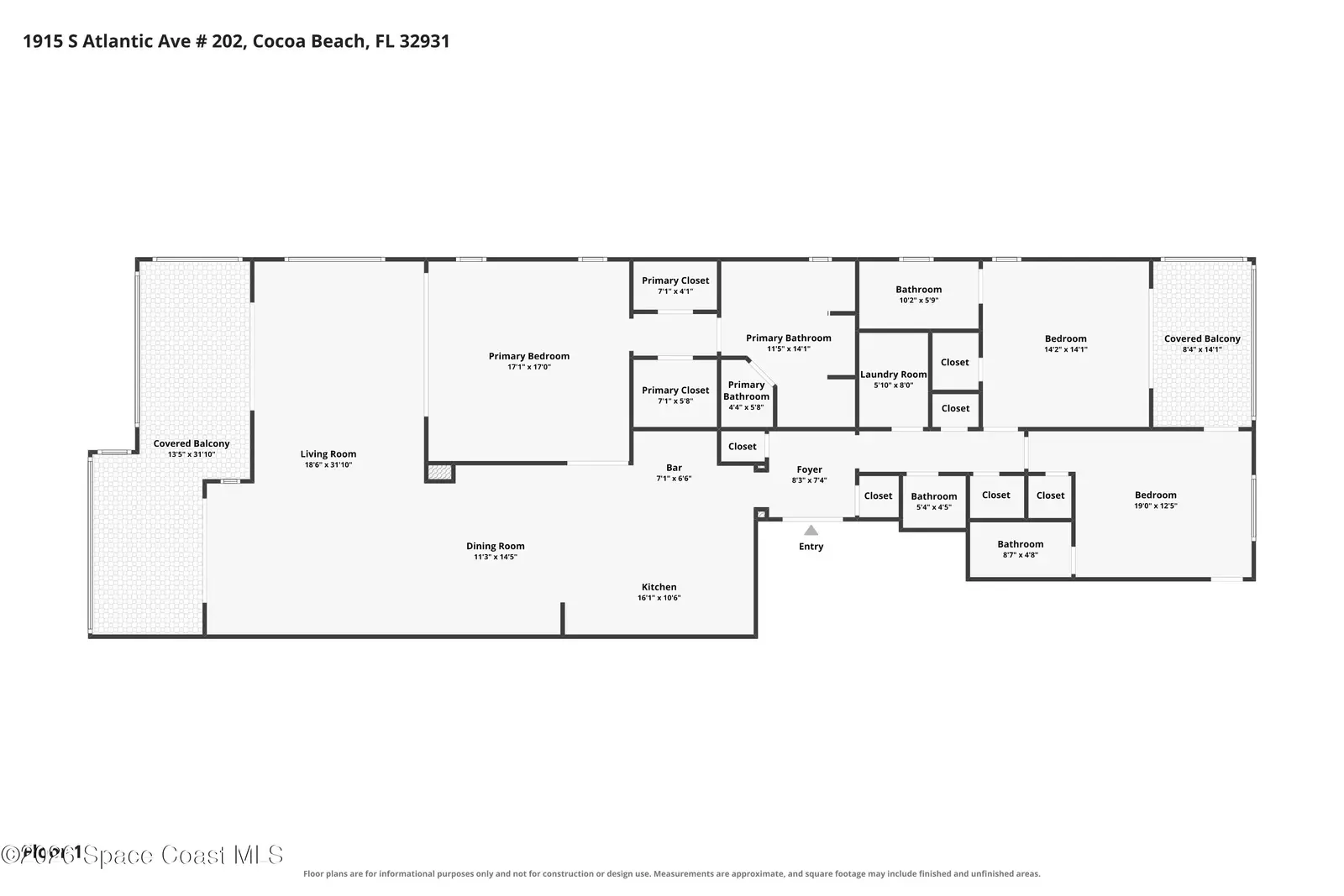 1915 S Atlantic Avenue 202, Cocoa Beach, Fl 32931, FL