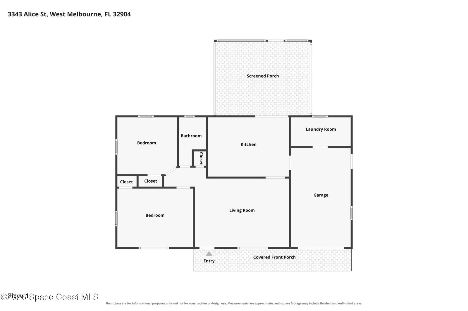 3343 Alice Street, West Melbourne, Fl 32904, FL