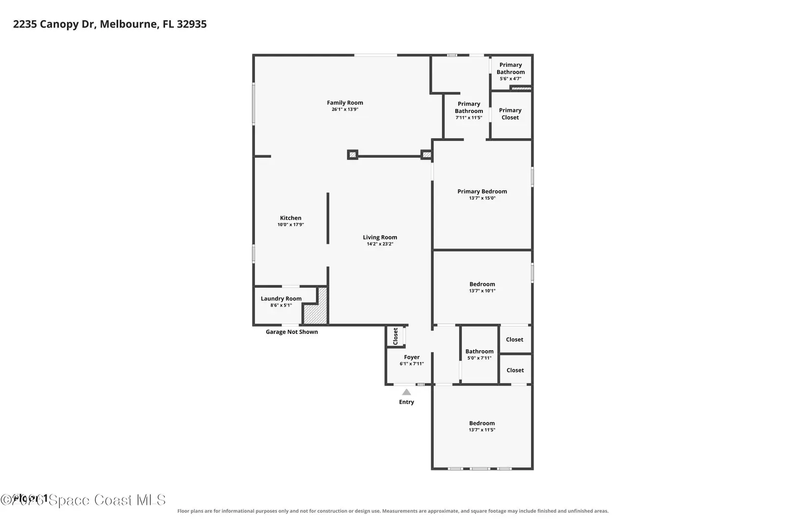 2235 Canopy Drive, Melbourne, Fl 32935, FL