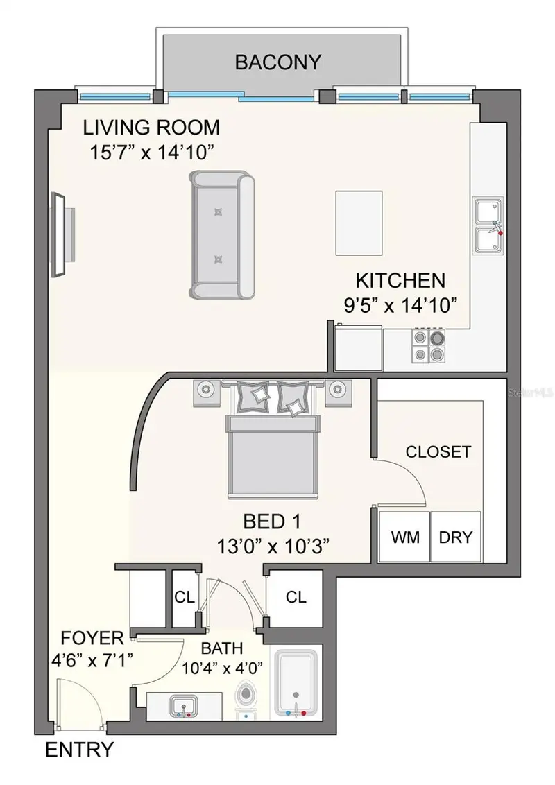 155 S Court Ave #2008, FL