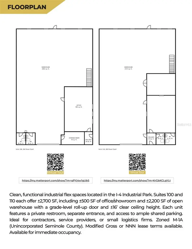 260 Power Ct #100-150, FL
