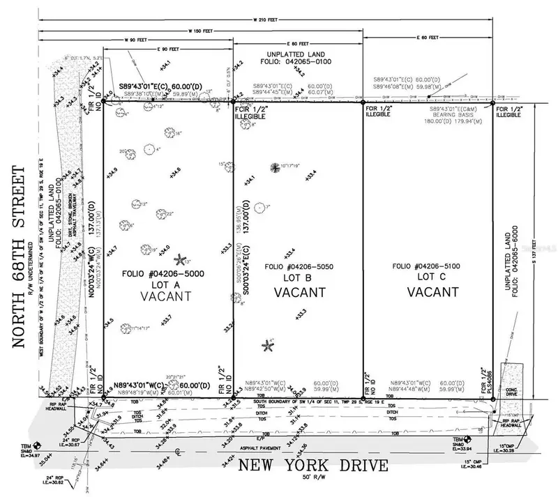 6806 New York Dr #Lots A,B,C, FL