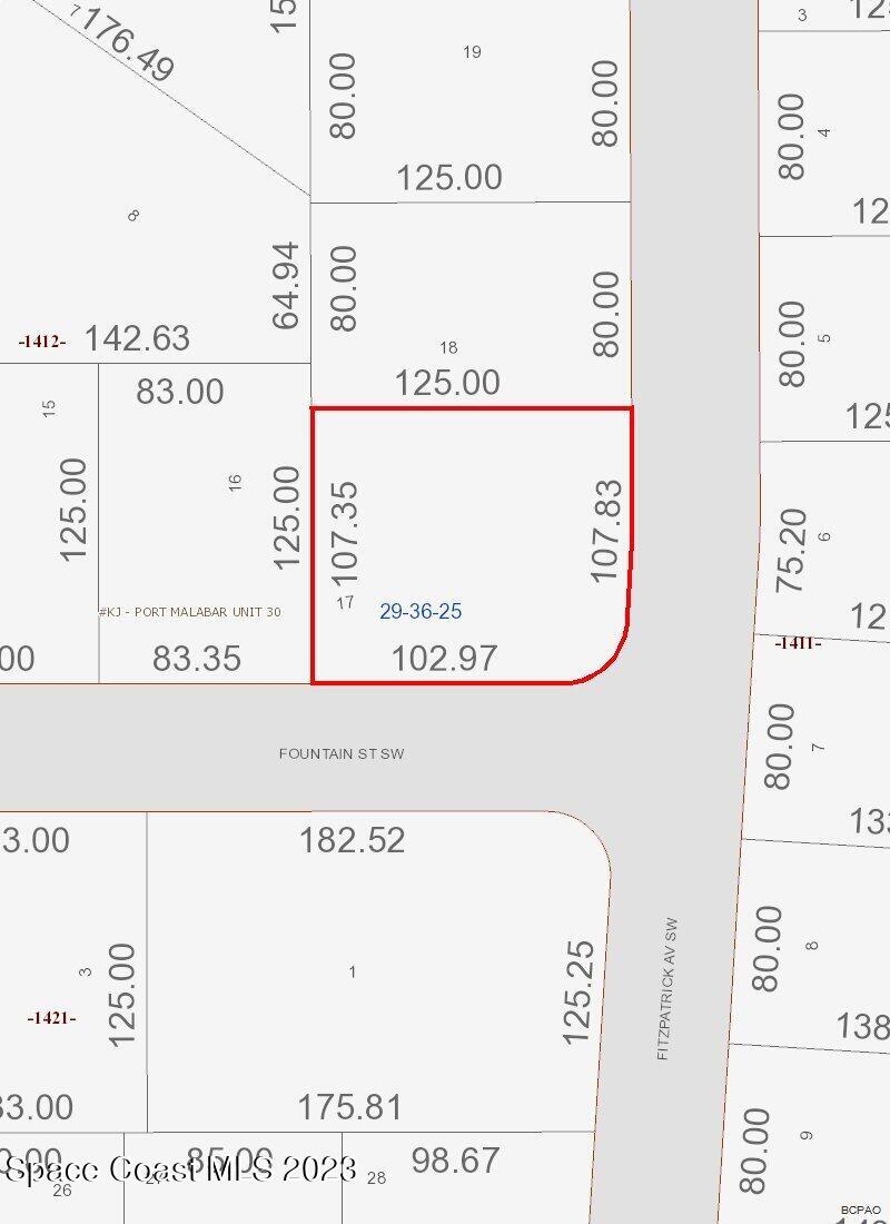 2846 Fitzpatrick (Corner Fountain) Avenue Sw, Palm Bay, Fl 32908, FL
