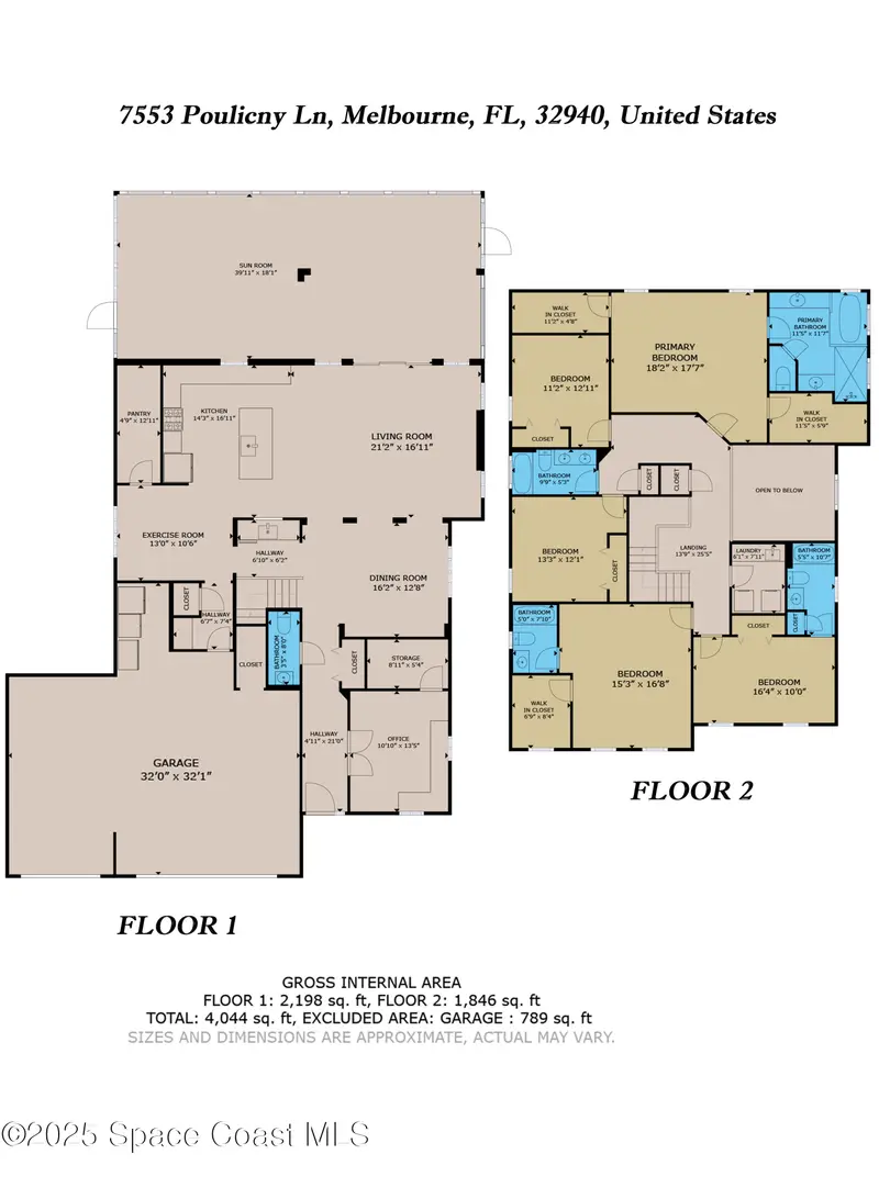 7553 Poulicny Lane, Melbourne, Fl 32940, FL