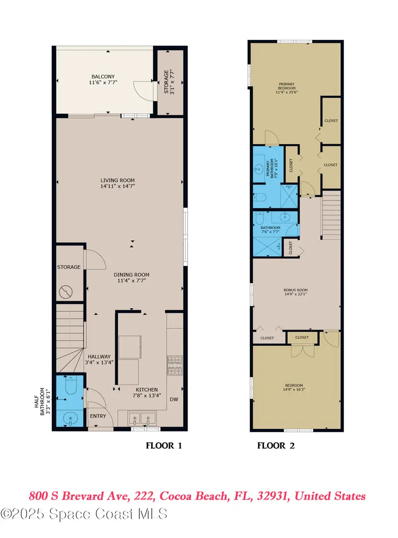 800 S Brevard Avenue 222, Cocoa Beach, Fl 32931, FL