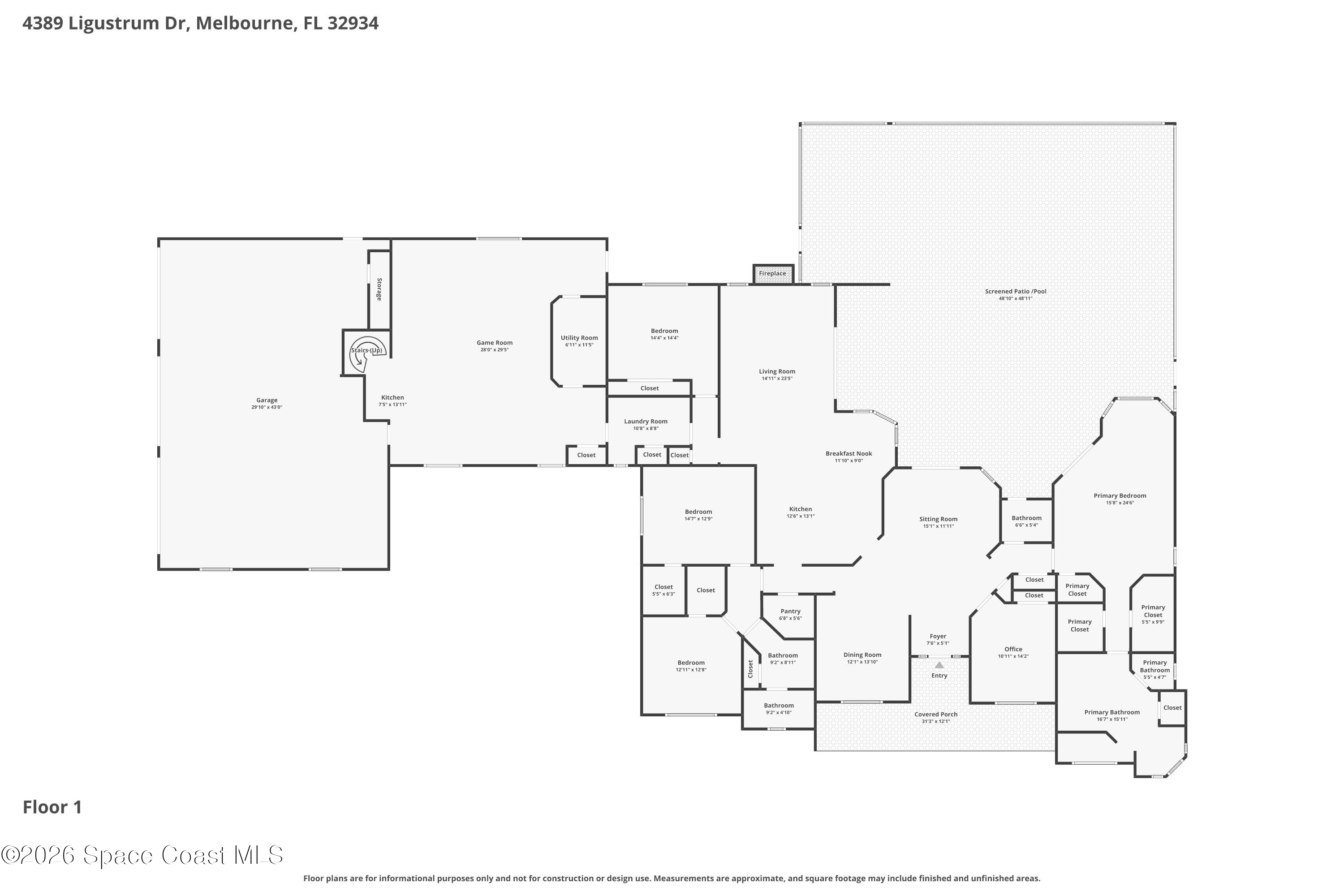 4389 Ligustrum Drive, Melbourne, Fl 32934, FL