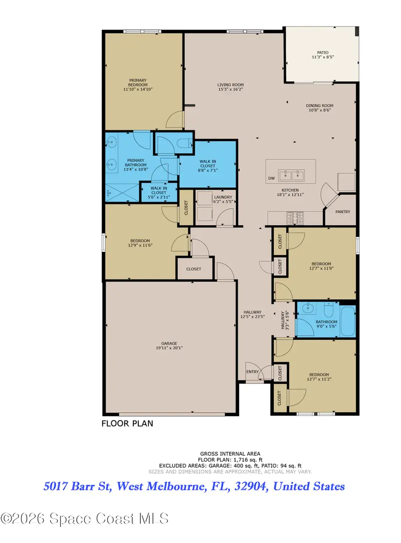 5017 Barr Street, Melbourne, Fl 32904, FL