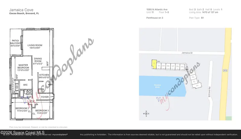 1595 N Atlantic Avenue 311, Cocoa Beach, Fl 32931, FL