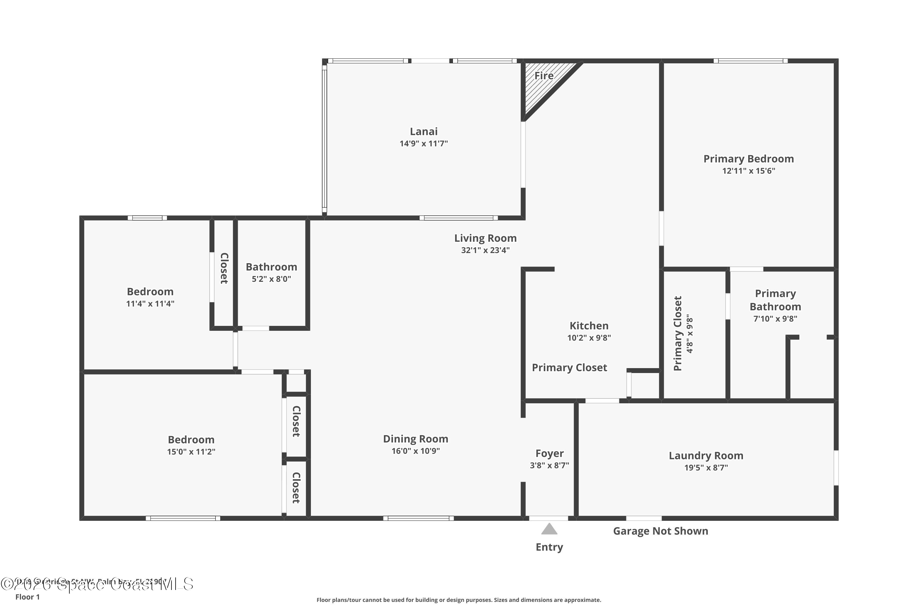 1839 Glenridge Street Nw, Palm Bay, Fl 32907, FL