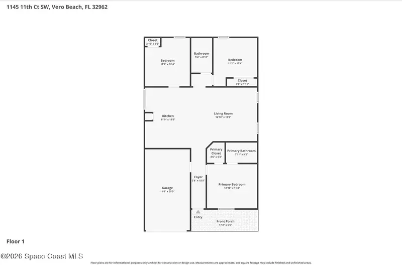1145 11th Court Sw, Vero Beach, Fl 32962, FL