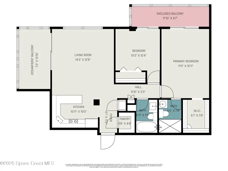 2020 N Atlantic Avenue 617-S, Cocoa Beach, Fl 32931, FL
