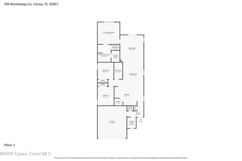 703 Rockaway Lane, Cocoa, Fl 32927, FL