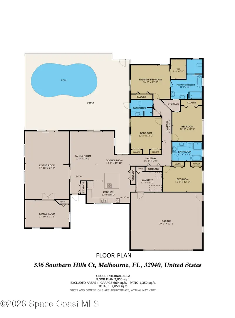 536 Southern Hills Court, Melbourne, Fl 32940, FL