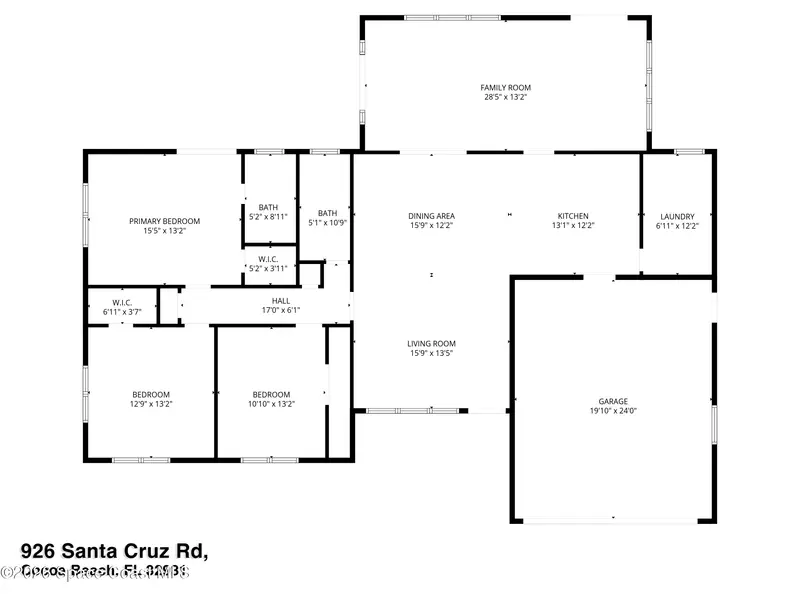 926 Santa Cruz Road, Cocoa Beach, Fl 32931, FL