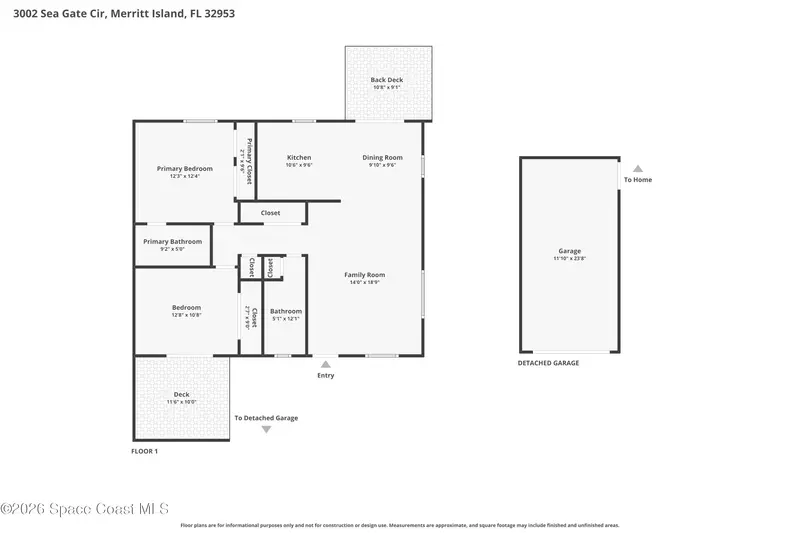 3002 Sea Gate Circle, Merritt Island, Fl 32953, FL