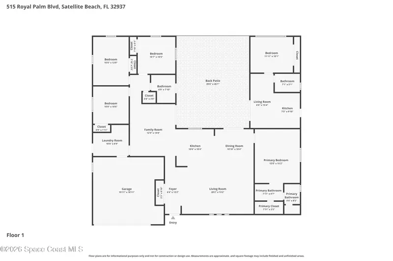 515 Royal Palm Boulevard, Satellite Beach, Fl 32937, FL