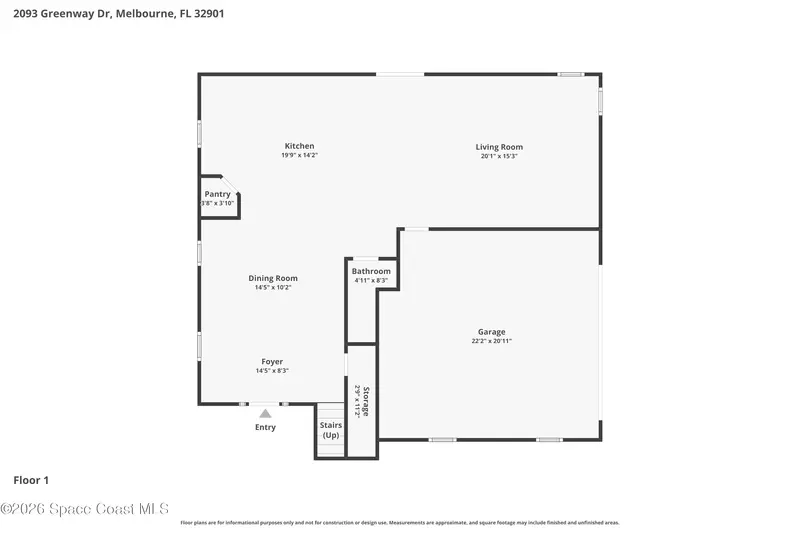 2093 Greenway Drive, Melbourne, Fl 32901, FL