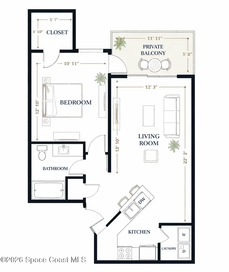 1801 Island Club Drive 5-73, Melbourne, Fl 32903, FL