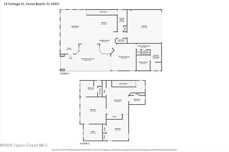 14 Cottage Court, Cocoa Beach, Fl 32931, FL