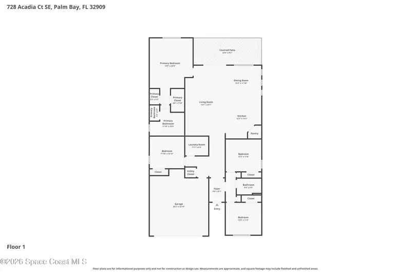 728 Acadia Court Se, Palm Bay, Fl 32909, FL